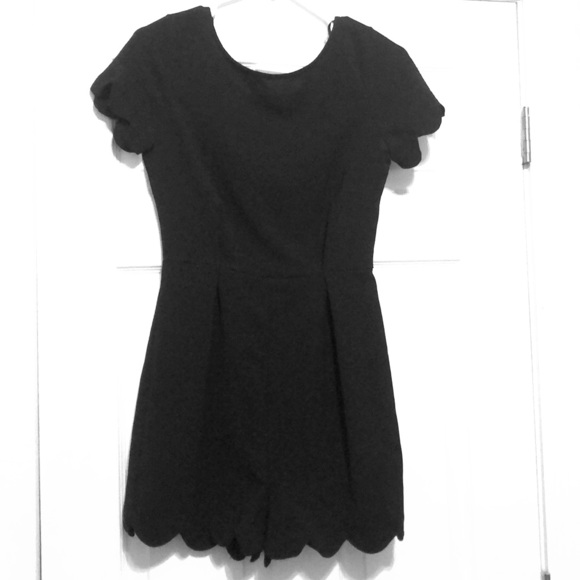 Black dressy Romper - Picture 1 of 6